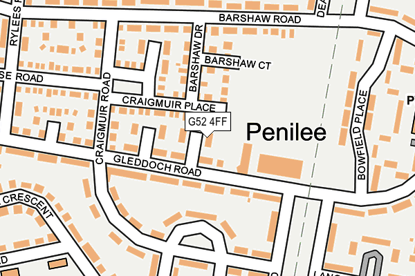 G52 4FF map - OS OpenMap – Local (Ordnance Survey) G52 4FF map - OS OpenMap – Local (Ordnance Survey)