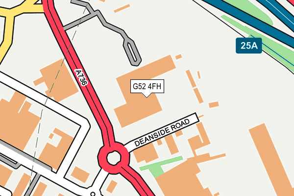 G52 4FH map - OS OpenMap – Local (Ordnance Survey) G52 4FH map - OS OpenMap – Local (Ordnance Survey)