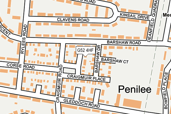 G52 4HF map - OS OpenMap – Local (Ordnance Survey) G52 4HF map - OS OpenMap – Local (Ordnance Survey)