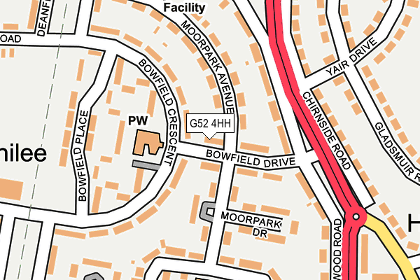 G52 4HH map - OS OpenMap – Local (Ordnance Survey) G52 4HH map - OS OpenMap – Local (Ordnance Survey)