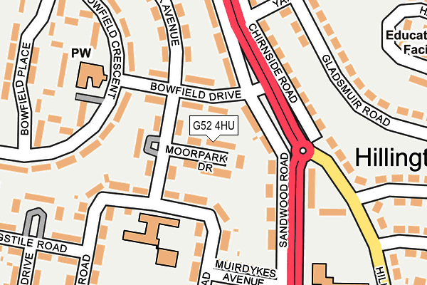 G52 4HU map - OS OpenMap – Local (Ordnance Survey) G52 4HU map - OS OpenMap – Local (Ordnance Survey)