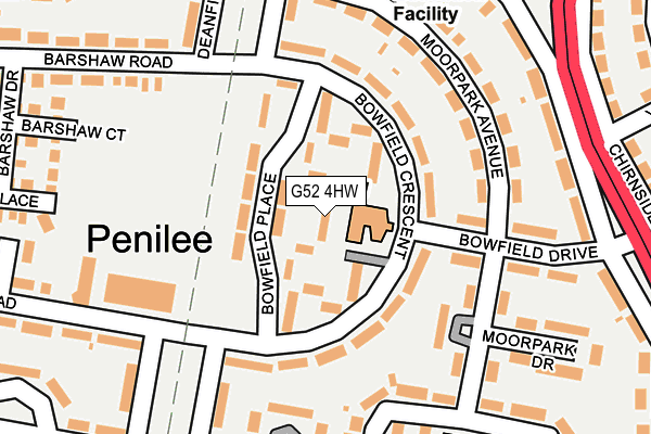 G52 4HW map - OS OpenMap – Local (Ordnance Survey) G52 4HW map - OS OpenMap – Local (Ordnance Survey)