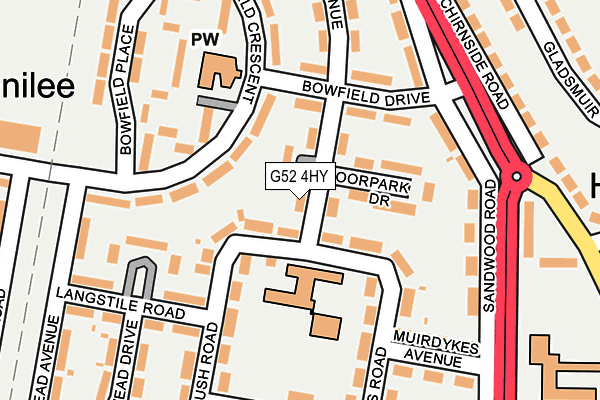 G52 4HY map - OS OpenMap – Local (Ordnance Survey) G52 4HY map - OS OpenMap – Local (Ordnance Survey)