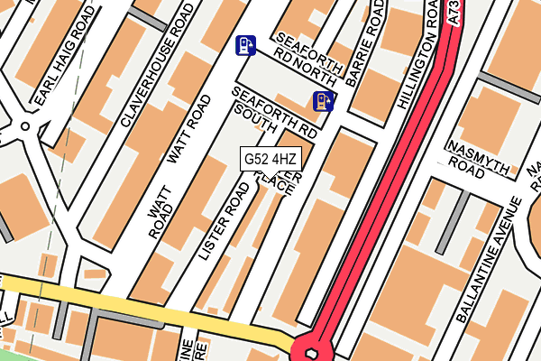 G52 4HZ map - OS OpenMap – Local (Ordnance Survey) G52 4HZ map - OS OpenMap – Local (Ordnance Survey)