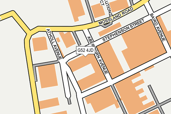 G52 4JD map - OS OpenMap – Local (Ordnance Survey) G52 4JD map - OS OpenMap – Local (Ordnance Survey)