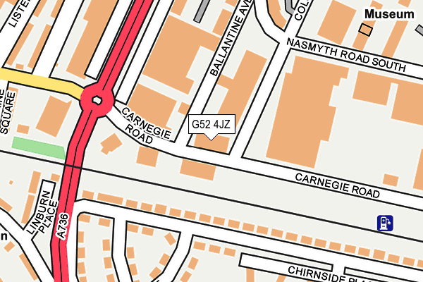 G52 4JZ map - OS OpenMap – Local (Ordnance Survey) G52 4JZ map - OS OpenMap – Local (Ordnance Survey)