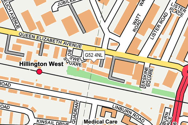 G52 4NL map - OS OpenMap – Local (Ordnance Survey) G52 4NL map - OS OpenMap – Local (Ordnance Survey)