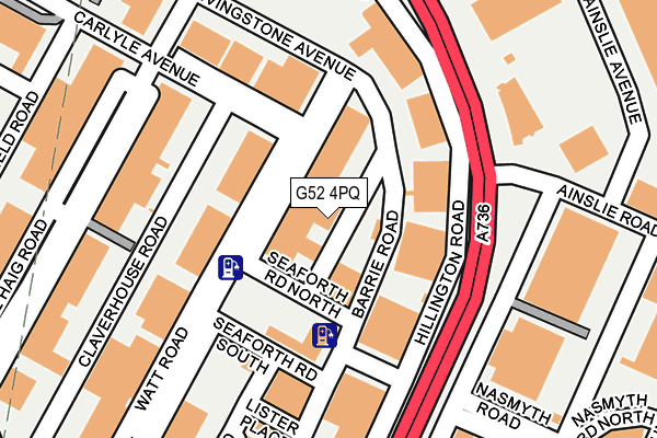 G52 4PQ map - OS OpenMap – Local (Ordnance Survey) G52 4PQ map - OS OpenMap – Local (Ordnance Survey)