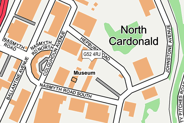 G52 4RJ map - OS OpenMap – Local (Ordnance Survey) G52 4RJ map - OS OpenMap – Local (Ordnance Survey)