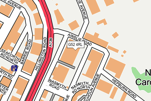 G52 4RL map - OS OpenMap – Local (Ordnance Survey) G52 4RL map - OS OpenMap – Local (Ordnance Survey)