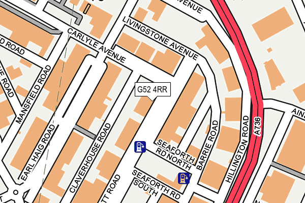 G52 4RR map - OS OpenMap – Local (Ordnance Survey) G52 4RR map - OS OpenMap – Local (Ordnance Survey)