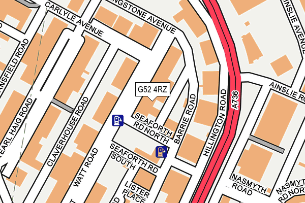 G52 4RZ map - OS OpenMap – Local (Ordnance Survey) G52 4RZ map - OS OpenMap – Local (Ordnance Survey)
