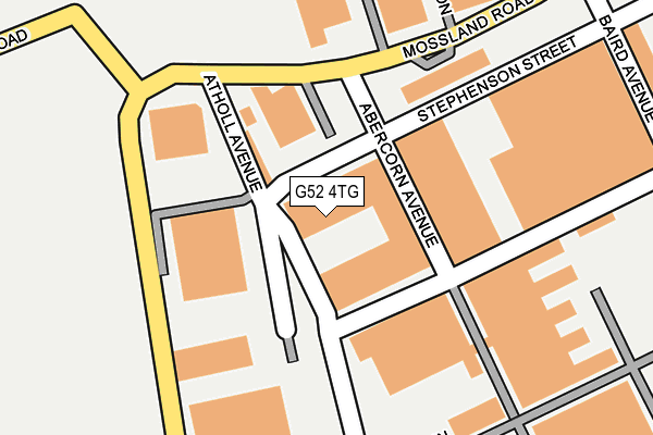 G52 4TG map - OS OpenMap – Local (Ordnance Survey) G52 4TG map - OS OpenMap – Local (Ordnance Survey)