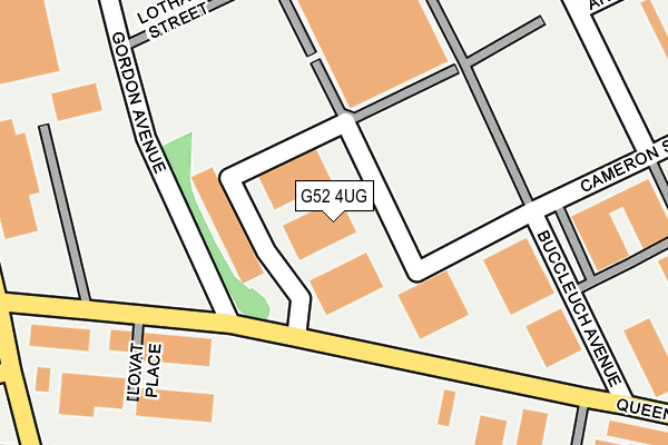 G52 4UG map - OS OpenMap – Local (Ordnance Survey) G52 4UG map - OS OpenMap – Local (Ordnance Survey)