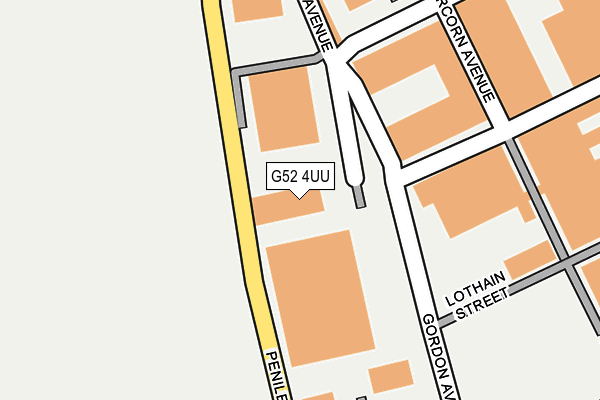 G52 4UU map - OS OpenMap – Local (Ordnance Survey) G52 4UU map - OS OpenMap – Local (Ordnance Survey)