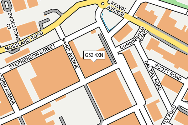 G52 4XN map - OS OpenMap – Local (Ordnance Survey) G52 4XN map - OS OpenMap – Local (Ordnance Survey)