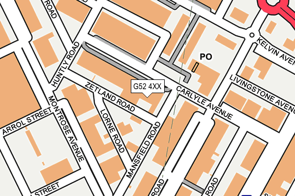 G52 4XX map - OS OpenMap – Local (Ordnance Survey) G52 4XX map - OS OpenMap – Local (Ordnance Survey)