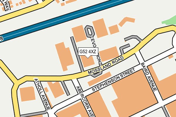 G52 4XZ map - OS OpenMap – Local (Ordnance Survey) G52 4XZ map - OS OpenMap – Local (Ordnance Survey)