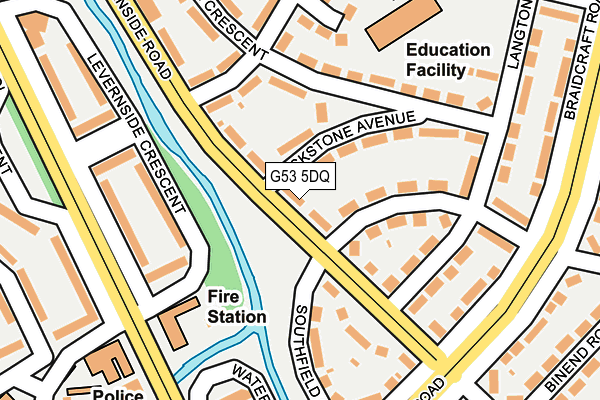 G53 5DQ map - OS OpenMap – Local (Ordnance Survey) G53 5DQ map - OS OpenMap – Local (Ordnance Survey)