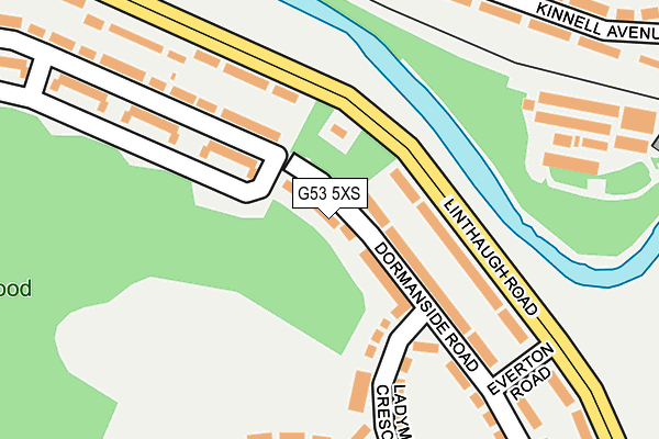 G53 5XS map - OS OpenMap – Local (Ordnance Survey) G53 5XS map - OS OpenMap – Local (Ordnance Survey)