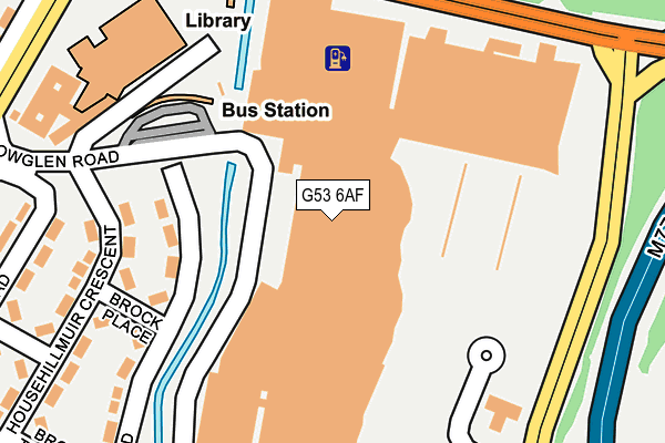 G53 6AF map - OS OpenMap – Local (Ordnance Survey) G53 6AF map - OS OpenMap – Local (Ordnance Survey)
