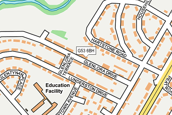 G53 6BH map - OS OpenMap – Local (Ordnance Survey)