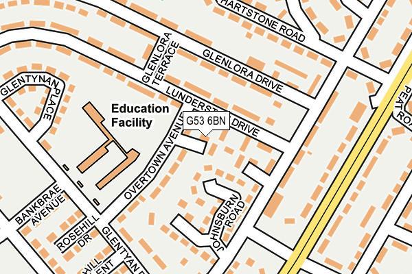 G53 6BN map - OS OpenMap – Local (Ordnance Survey) G53 6BN map - OS OpenMap – Local (Ordnance Survey)