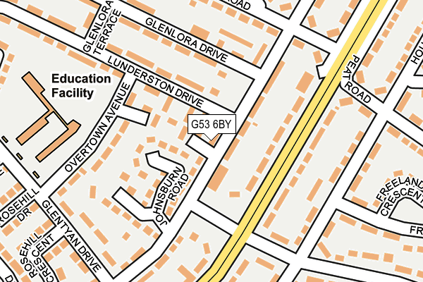 G53 6BY map - OS OpenMap – Local (Ordnance Survey) G53 6BY map - OS OpenMap – Local (Ordnance Survey)