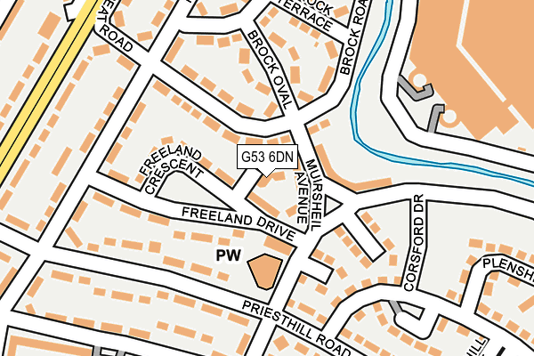 G53 6DN map - OS OpenMap – Local (Ordnance Survey) G53 6DN map - OS OpenMap – Local (Ordnance Survey)