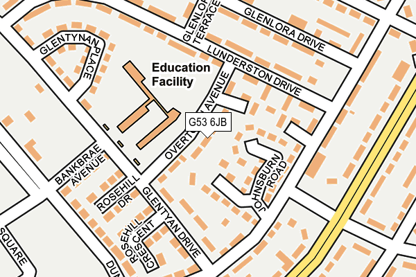 G53 6JB map - OS OpenMap – Local (Ordnance Survey) G53 6JB map - OS OpenMap – Local (Ordnance Survey)