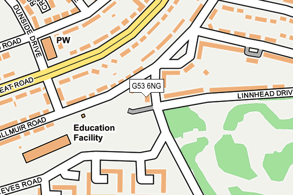 G53 6NG map - OS OpenMap – Local (Ordnance Survey)