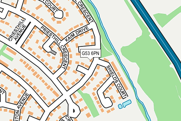 G53 6PN map - OS OpenMap – Local (Ordnance Survey) G53 6PN map - OS OpenMap – Local (Ordnance Survey)