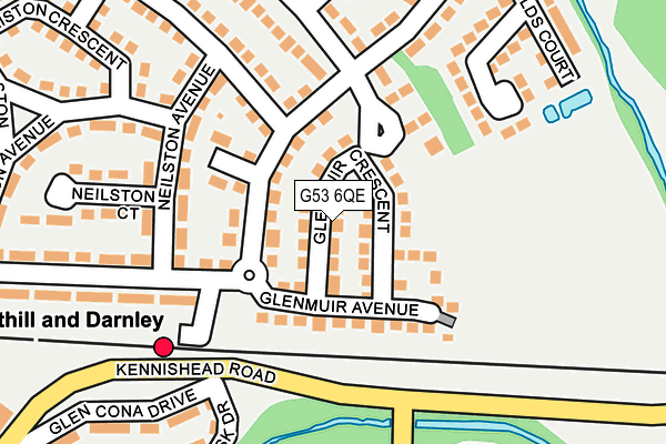 G53 6QE map - OS OpenMap – Local (Ordnance Survey)