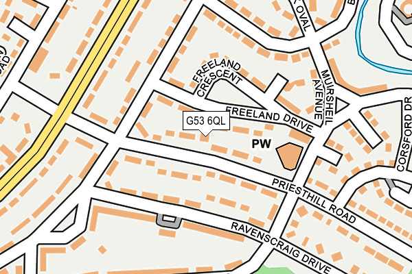 G53 6QL map - OS OpenMap – Local (Ordnance Survey) G53 6QL map - OS OpenMap – Local (Ordnance Survey)