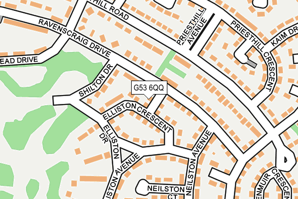G53 6QQ map - OS OpenMap – Local (Ordnance Survey)