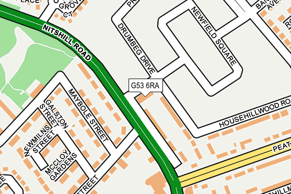 G53 6RA map - OS OpenMap – Local (Ordnance Survey) G53 6RA map - OS OpenMap – Local (Ordnance Survey)