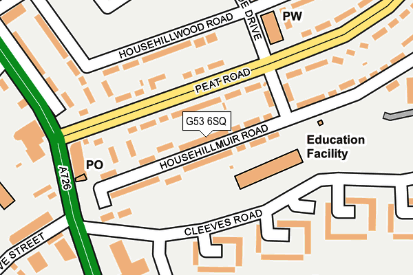 G53 6SQ map - OS OpenMap – Local (Ordnance Survey) G53 6SQ map - OS OpenMap – Local (Ordnance Survey)