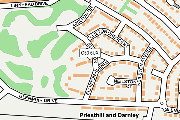 G53 6UX map - OS OpenMap – Local (Ordnance Survey) G53 6UX map - OS OpenMap – Local (Ordnance Survey)