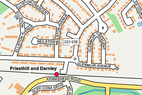 G53 6XB map - OS OpenMap – Local (Ordnance Survey)