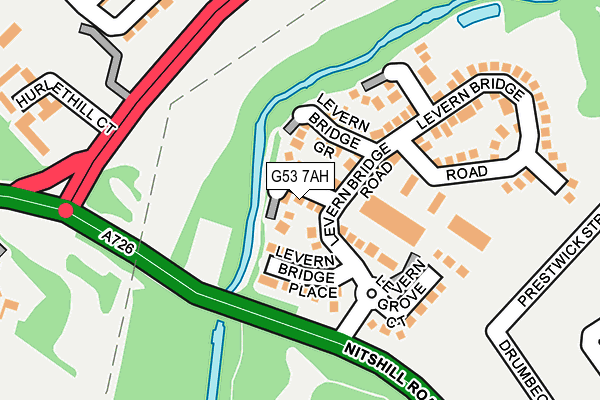 G53 7AH map - OS OpenMap – Local (Ordnance Survey) G53 7AH map - OS OpenMap – Local (Ordnance Survey)