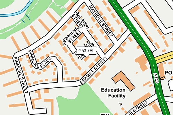 G53 7AL map - OS OpenMap – Local (Ordnance Survey) G53 7AL map - OS OpenMap – Local (Ordnance Survey)