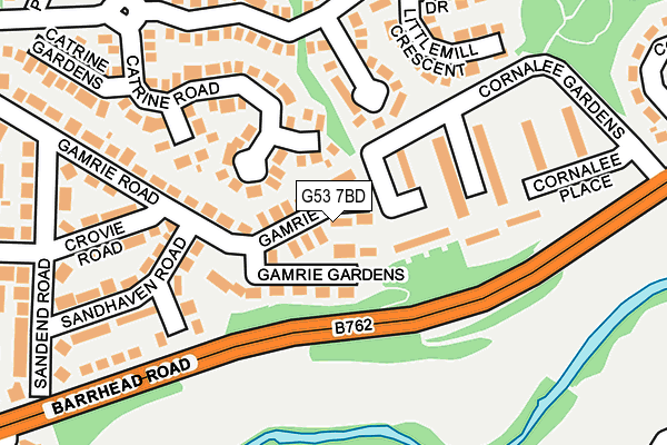 G53 7BD map - OS OpenMap – Local (Ordnance Survey) G53 7BD map - OS OpenMap – Local (Ordnance Survey)