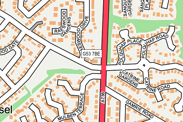 G53 7BE map - OS OpenMap – Local (Ordnance Survey) G53 7BE map - OS OpenMap – Local (Ordnance Survey)