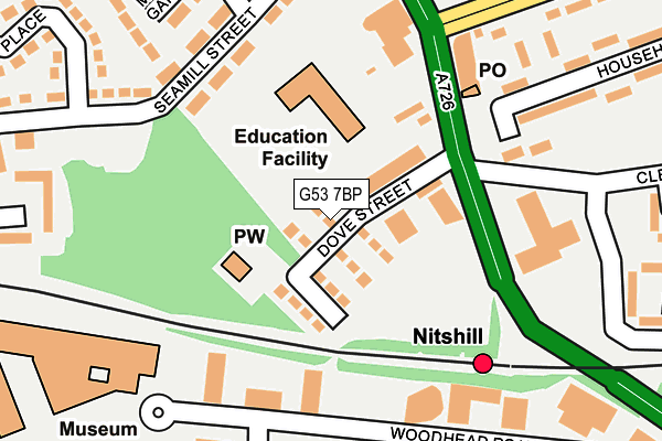 G53 7BP map - OS OpenMap – Local (Ordnance Survey) G53 7BP map - OS OpenMap – Local (Ordnance Survey)