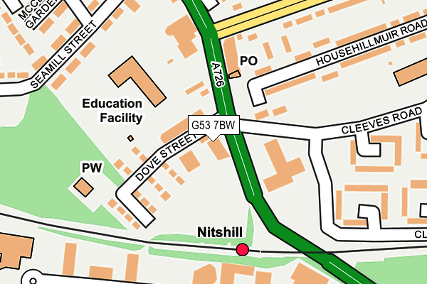 G53 7BW map - OS OpenMap – Local (Ordnance Survey) G53 7BW map - OS OpenMap – Local (Ordnance Survey)