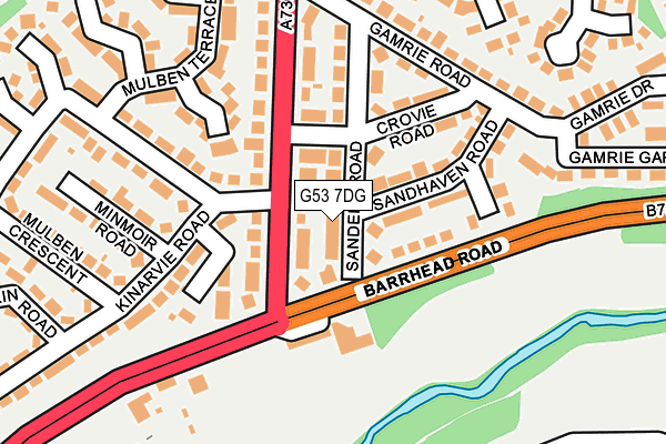 G53 7DG map - OS OpenMap – Local (Ordnance Survey) G53 7DG map - OS OpenMap – Local (Ordnance Survey)