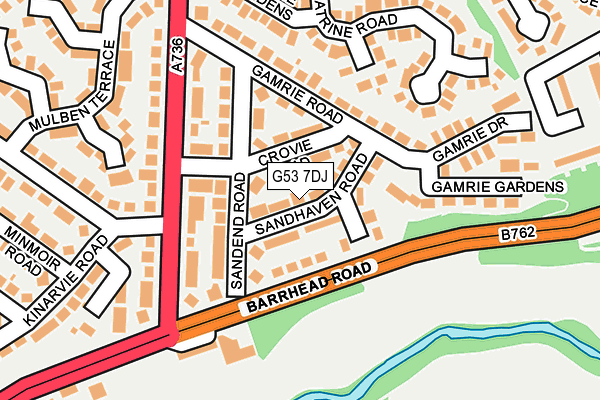 G53 7DJ map - OS OpenMap – Local (Ordnance Survey) G53 7DJ map - OS OpenMap – Local (Ordnance Survey)
