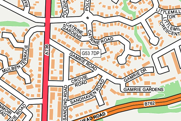 G53 7DP map - OS OpenMap – Local (Ordnance Survey) G53 7DP map - OS OpenMap – Local (Ordnance Survey)