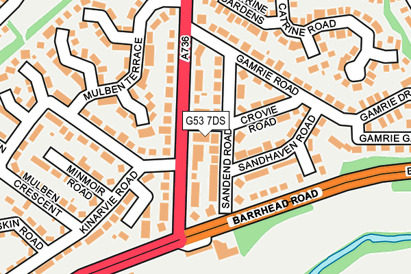G53 7DS map - OS OpenMap – Local (Ordnance Survey) G53 7DS map - OS OpenMap – Local (Ordnance Survey)
