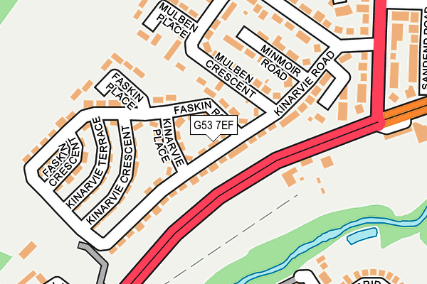 G53 7EF map - OS OpenMap – Local (Ordnance Survey) G53 7EF map - OS OpenMap – Local (Ordnance Survey)